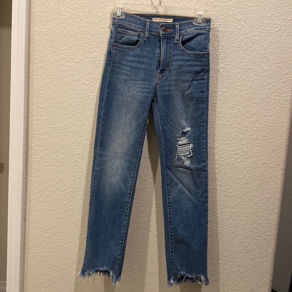 Levi’s premium San Francisco 724 High Rise Straight Jeans - Picture 1 of 5